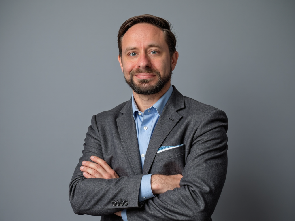Geoff Meakin, The Healthcare SEO Consultant, arms folded